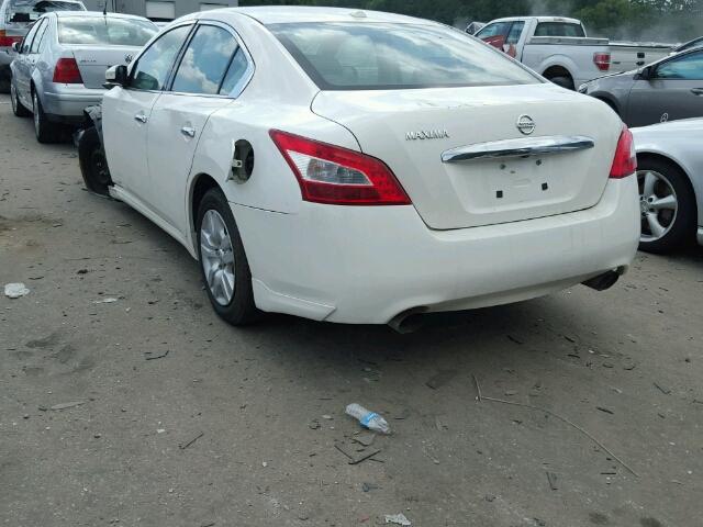 1N4AA5AP3AC836272 - 2010 NISSAN MAXIMA S WHITE photo 3