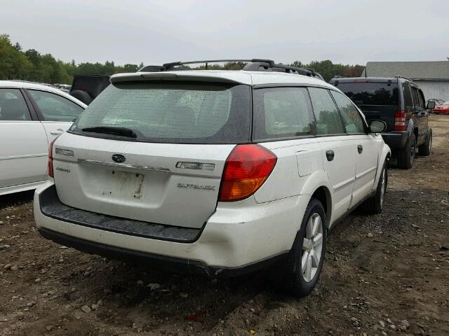 4S4BP61CX67358055 - 2006 SUBARU LEGACY OUT WHITE photo 4