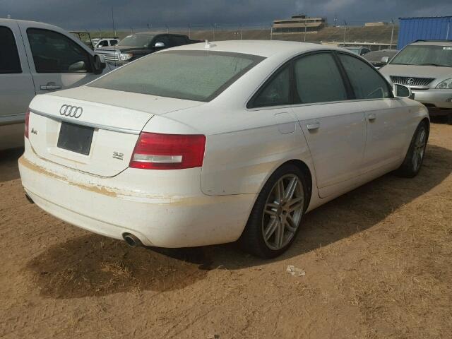 WAUDH74F68N034196 - 2008 AUDI A6 3.2 QUA WHITE photo 4