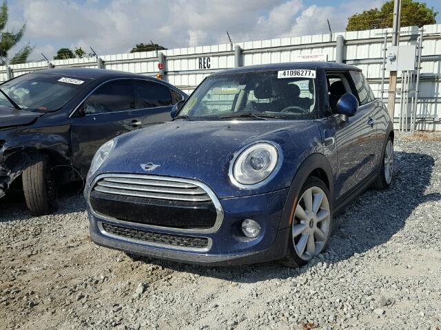 WMWXM5C59F3A59613 - 2015 MINI COOPER BLUE photo 2