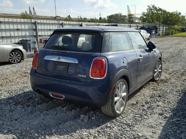 WMWXM5C59F3A59613 - 2015 MINI COOPER BLUE photo 4