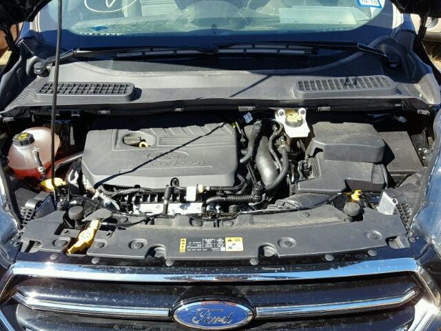 1FMCU0GDXHUC00278 - 2017 FORD ESCAPE BLACK photo 7