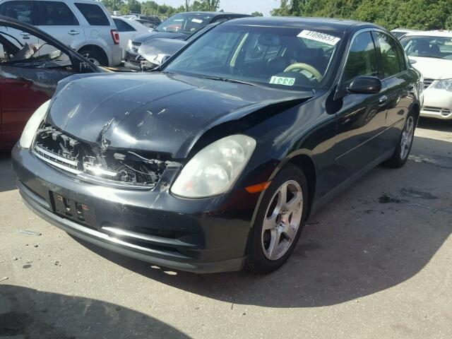 JNKCV51E73M018108 - 2003 INFINITI G35 BLACK photo 2