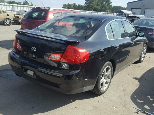 JNKCV51E73M018108 - 2003 INFINITI G35 BLACK photo 4