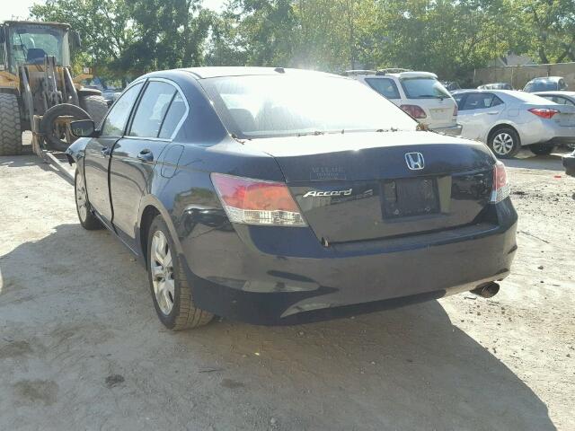 1HGCP26858A114004 - 2008 HONDA ACCORD EXL BLACK photo 3