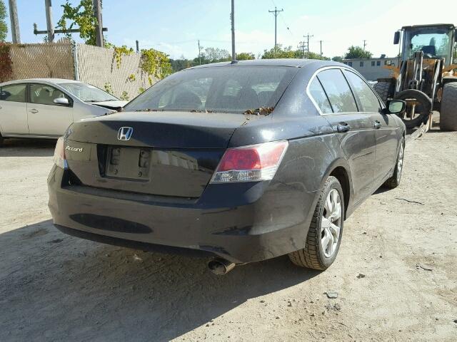 1HGCP26858A114004 - 2008 HONDA ACCORD EXL BLACK photo 4