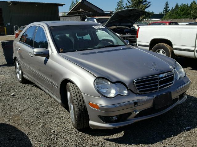 WDBRF56H36F775610 - 2006 MERCEDES-BENZ C 350 BEIGE photo 1