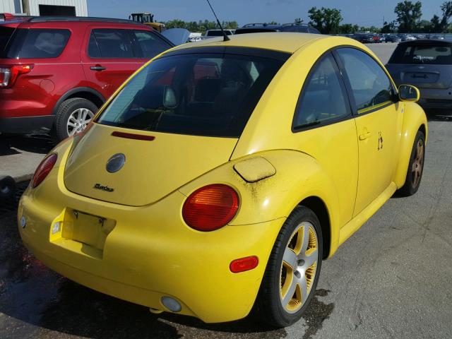 3VWCD21C42M458773 - 2002 VOLKSWAGEN NEW BEETLE ყვითელი ფოტო 4