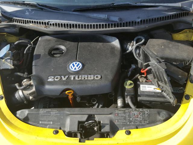 3VWCD21C42M458773 - 2002 VOLKSWAGEN NEW BEETLE ყვითელი ფოტო 7