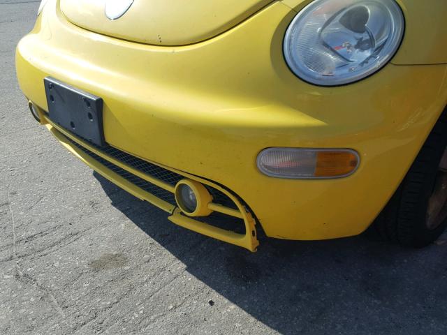 3VWCD21C42M458773 - 2002 VOLKSWAGEN NEW BEETLE ყვითელი ფოტო 9