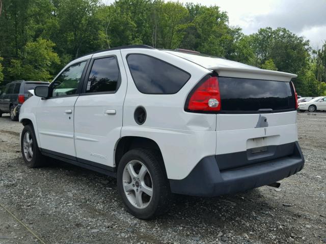 3G7DA03E13S534139 - 2003 PONTIAC AZTEK WHITE photo 3