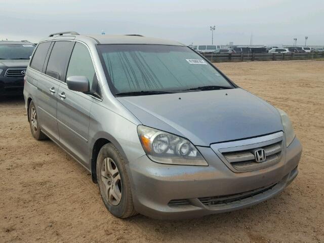 5FNRL38407B114826 - 2007 HONDA ODYSSEY EX GRAY photo 1