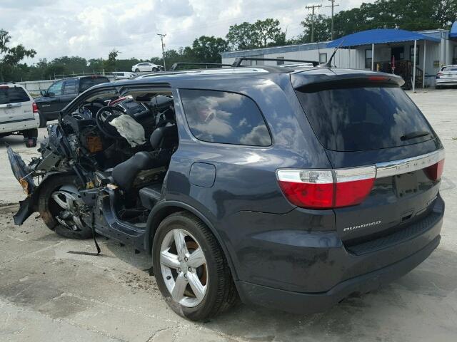 1C4SDHET5DC632737 - 2013 DODGE DURANGO GRAY photo 3