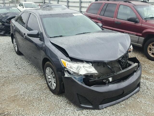 4T1BF1FK3DU686258 - 2013 TOYOTA CAMRY L GRAY photo 1