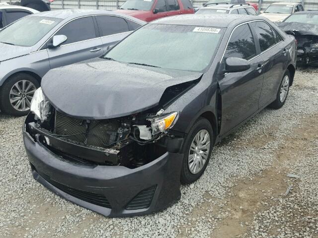 4T1BF1FK3DU686258 - 2013 TOYOTA CAMRY L GRAY photo 2