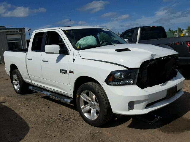 1C6RR7HT8DS622030 - 2013 RAM 1500 SPORT WHITE photo 1