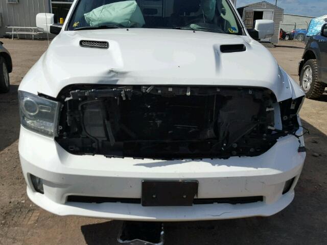 1C6RR7HT8DS622030 - 2013 RAM 1500 SPORT WHITE photo 9