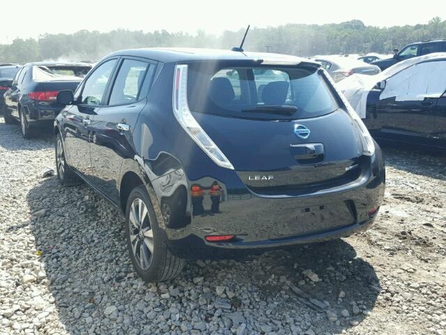 1N4AZ0CP3FC316847 - 2015 NISSAN LEAF S BLUE photo 3