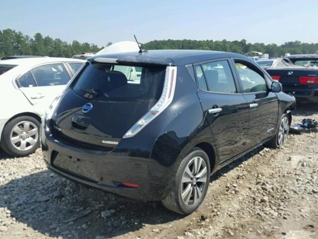 1N4AZ0CP3FC316847 - 2015 NISSAN LEAF S BLUE photo 4