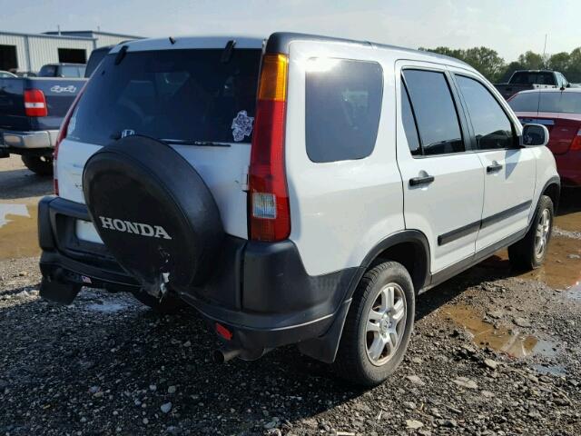 SHSRD78854U227764 - 2004 HONDA CR-V EX WHITE photo 4