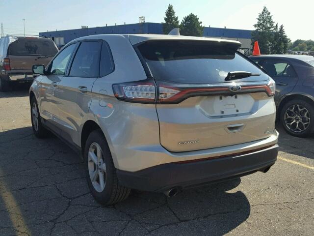 2FMPK4G9XHBB41992 - 2017 FORD EDGE Bej fotoğraf 3