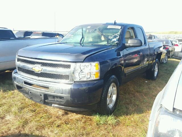 1GCEC29C49Z279841 - 2009 CHEVROLET SILVERADO BLUE photo 2