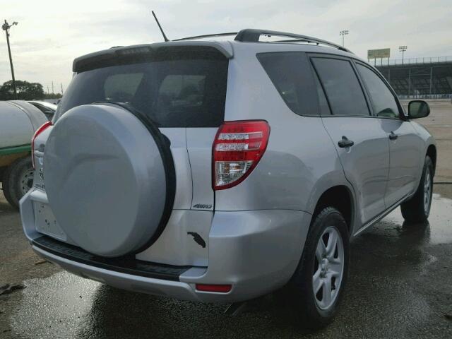 2T3BF4DV4AW044536 - 2010 TOYOTA RAV4 SILVER photo 4