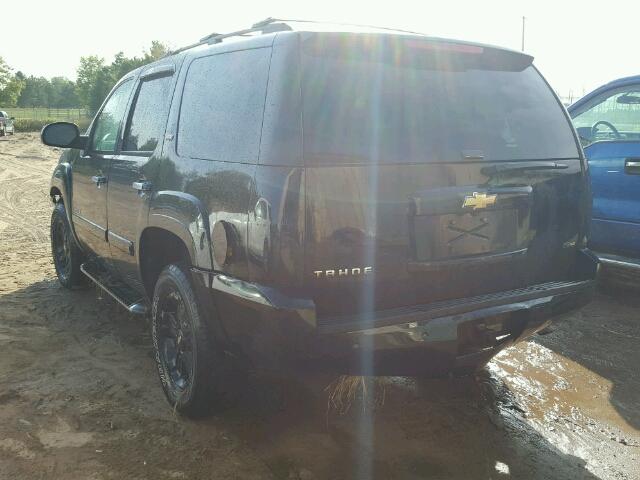 1GNFK13017R360834 - 2007 CHEVROLET TAHOE K150 BLACK photo 3