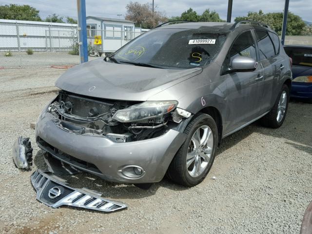 JN8AZ18W29W119644 - 2009 NISSAN MURANO S GRAY photo 2