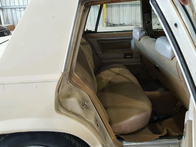 1G1AW69K2BK509226 - 1981 CHEVROLET MALIBU CLA BEIGE photo 6