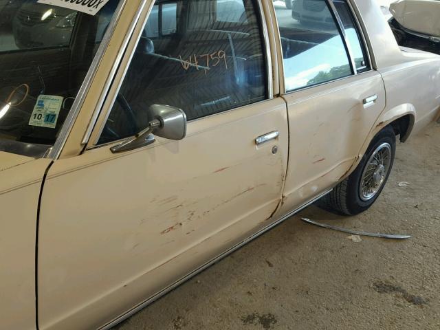 1G1AW69K2BK509226 - 1981 CHEVROLET MALIBU CLA BEIGE photo 9