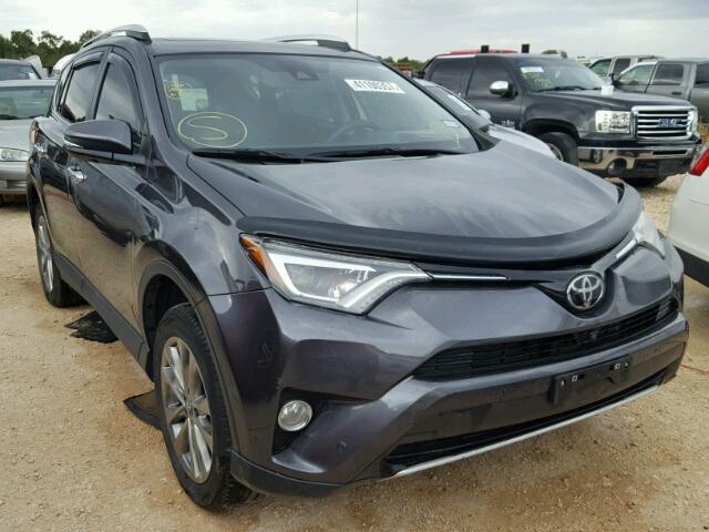 JTMYFREV7GJ072053 - 2016 TOYOTA RAV4 GRAY photo 1