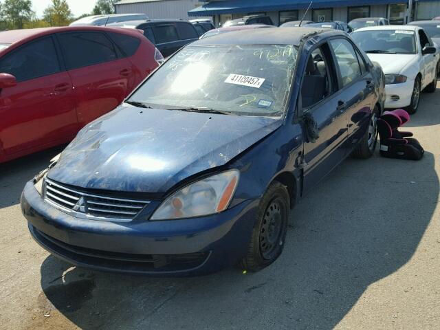 JA3AJ26E96U019999 - 2006 MITSUBISHI LANCER BLUE photo 2