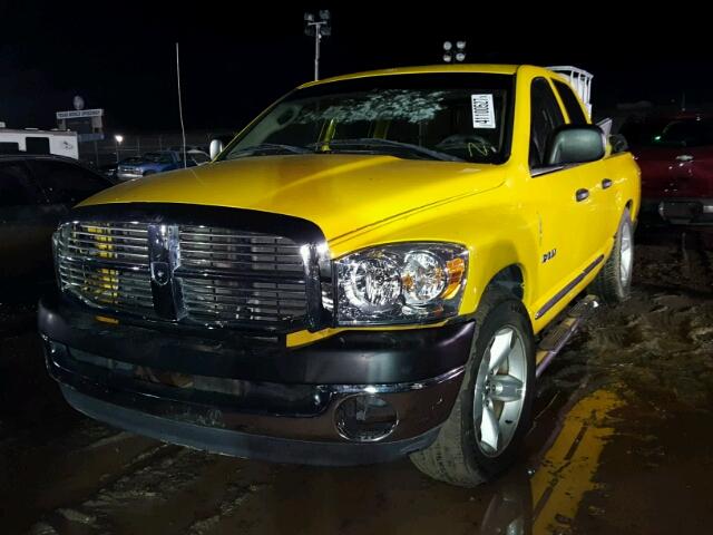 1D7HA18N78S520899 - 2008 DODGE RAM 1500 S YELLOW photo 2