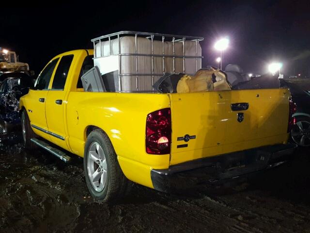 1D7HA18N78S520899 - 2008 DODGE RAM 1500 S YELLOW photo 3