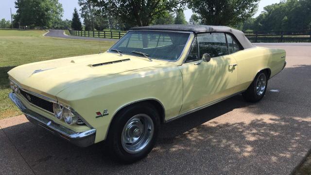 136676B174609 - 1966 CHEVROLET CHEVELL YELLOW photo 8