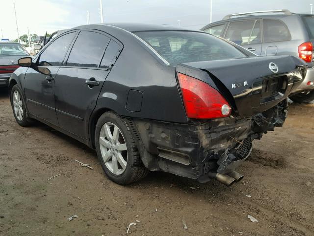 1N4BA41E45C845307 - 2005 NISSAN MAXIMA SE BLACK photo 3