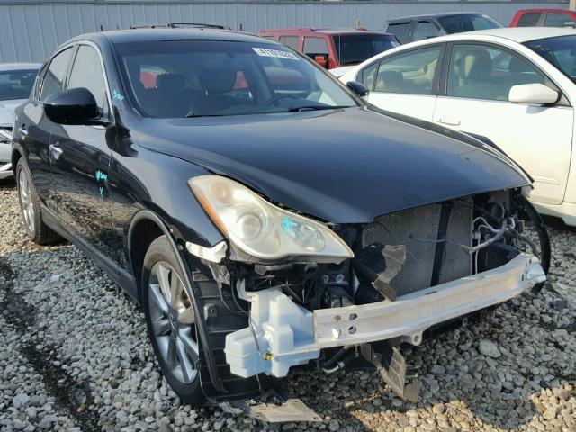 JNKAJ09E58M301740 - 2008 INFINITI EX35 BASE BLACK photo 1
