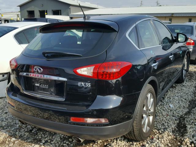 JNKAJ09E58M301740 - 2008 INFINITI EX35 BASE BLACK photo 4