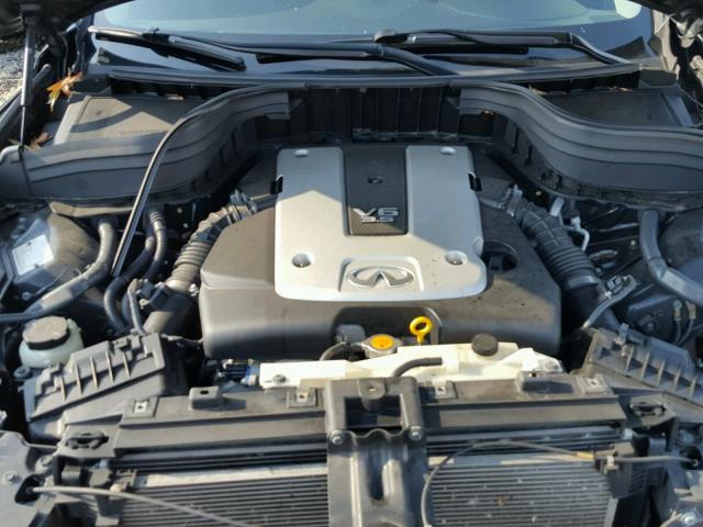 JNKAJ09E58M301740 - 2008 INFINITI EX35 BASE BLACK photo 7