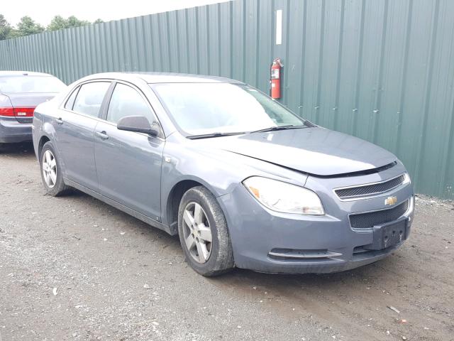 1G1ZG57B58F178642 - 2008 CHEVROLET MALIBU LS ნაცრისფერი ფოტო 1