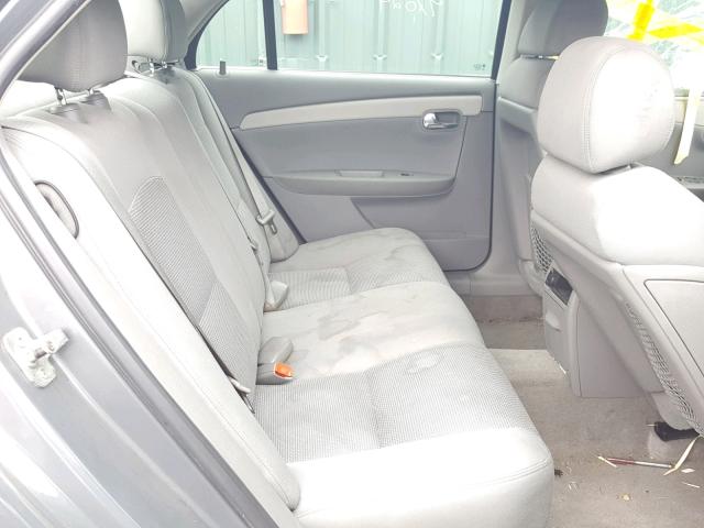 1G1ZG57B58F178642 - 2008 CHEVROLET MALIBU LS ნაცრისფერი ფოტო 6
