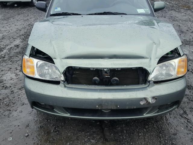 4S3BE625747205754 - 2004 SUBARU LEGACY L S GREEN photo 7