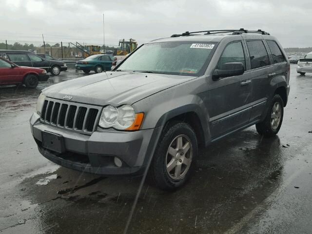 1J8GR48K08C184263 - 2008 JEEP GRAND CHER GRAY photo 2