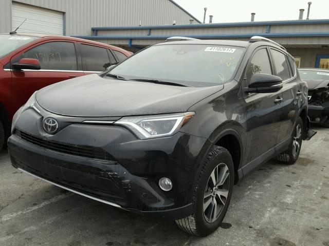 2T3WFREV9GW258797 - 2016 TOYOTA RAV4 XLE BLACK photo 2