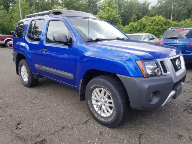 5N1AN0NW3EN809954 - 2014 NISSAN XTERRA X BLUE photo 1