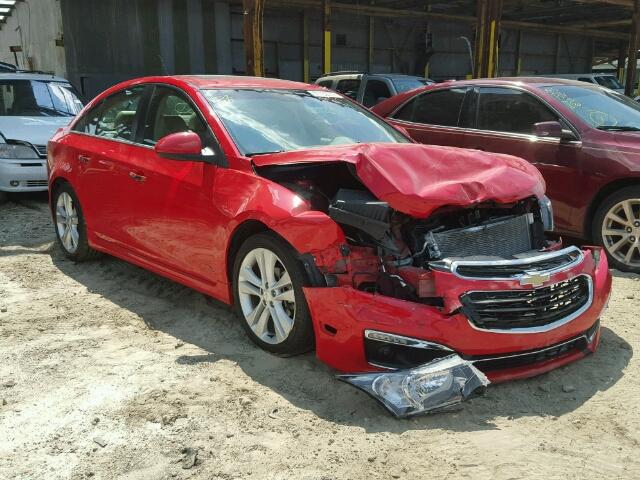 1G1PG5SB8F7286761 - 2015 CHEVROLET CRUZE LTZ RED photo 1