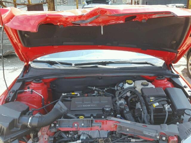 1G1PG5SB8F7286761 - 2015 CHEVROLET CRUZE LTZ RED photo 7