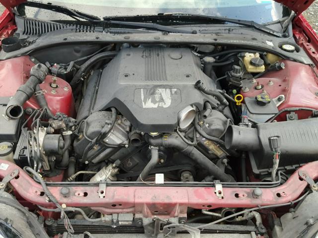 1LNHM87A36Y619900 - 2006 LINCOLN LS RED photo 7