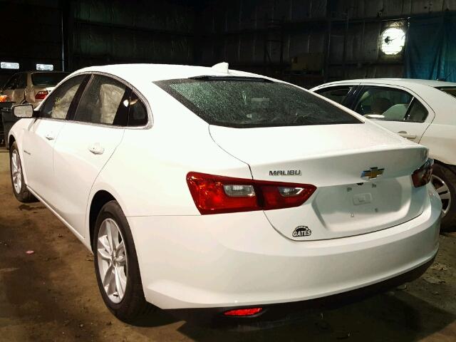 1G1ZE5ST3HF170805 - 2017 CHEVROLET MALIBU WHITE photo 3